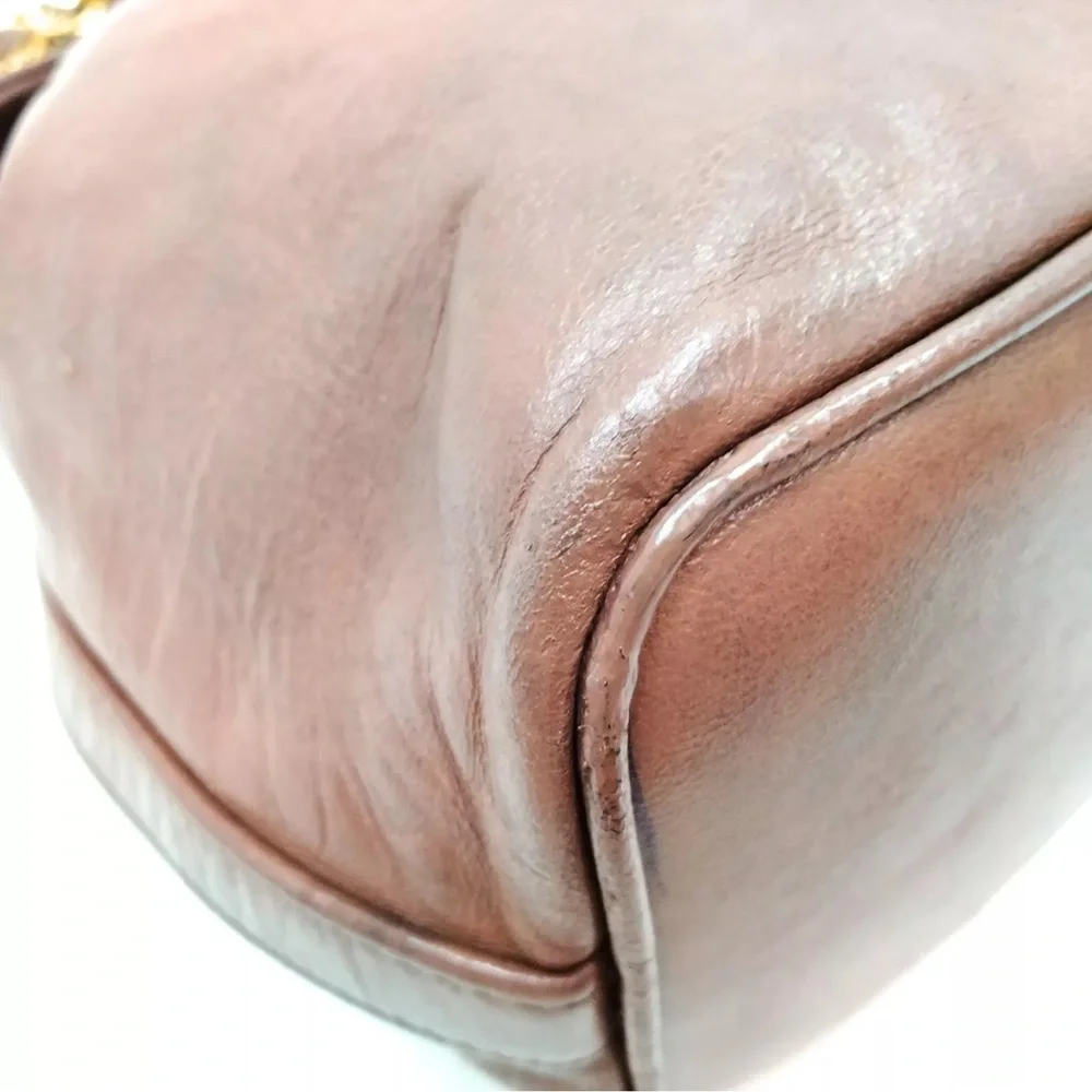 Rare Chanel crossbody chain brown leather bag - Picture 7 of 16